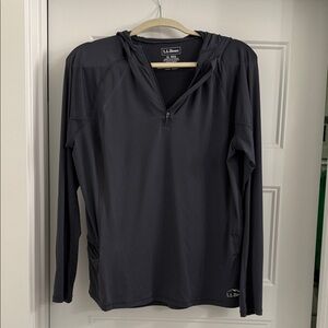 L.L. Bean Charcoal Gray Pullover Hoodie
